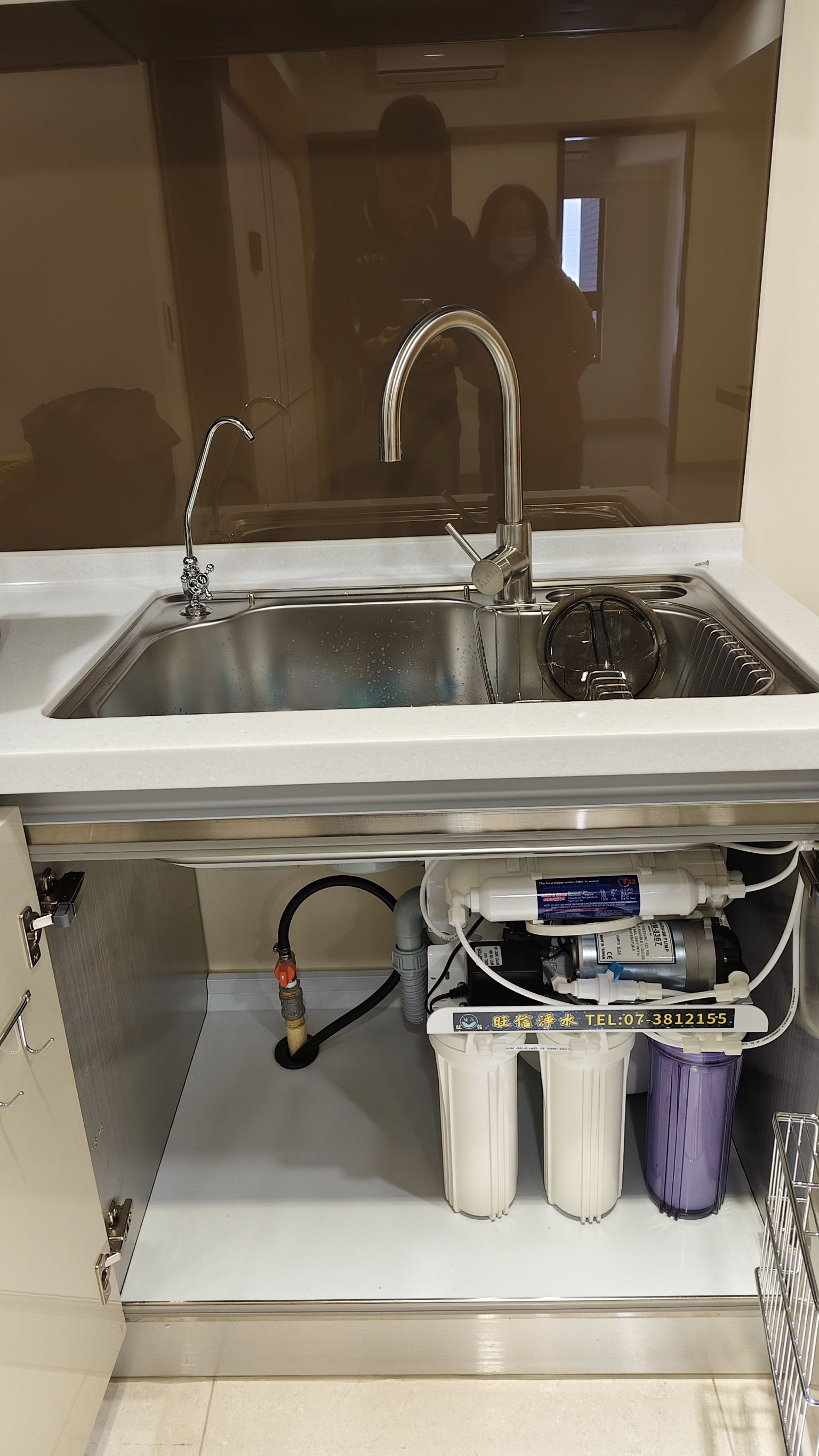 一般家庭式5道RO淨水器+壓力桶